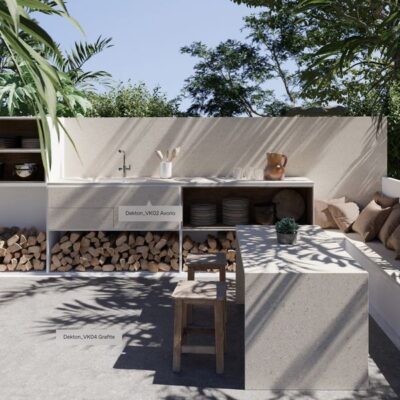 Vk02 Avorio Dekton Mutfak tezgahı