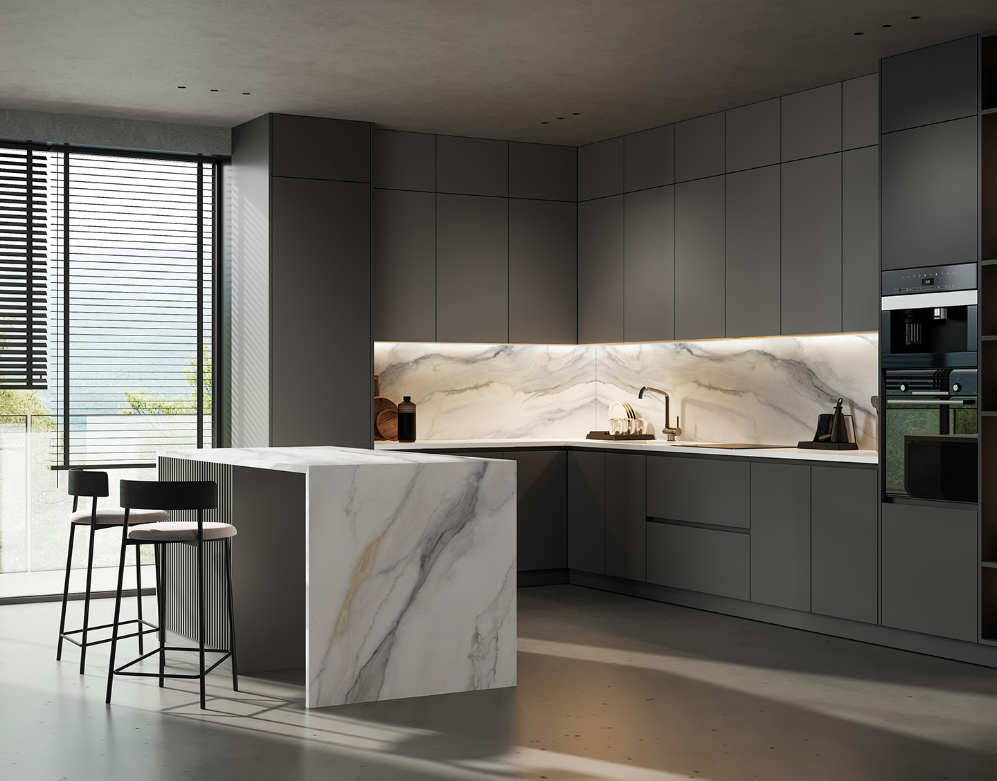 YENİMAHALLE Modern Konutlar İçin Kuvars ve Porselen
